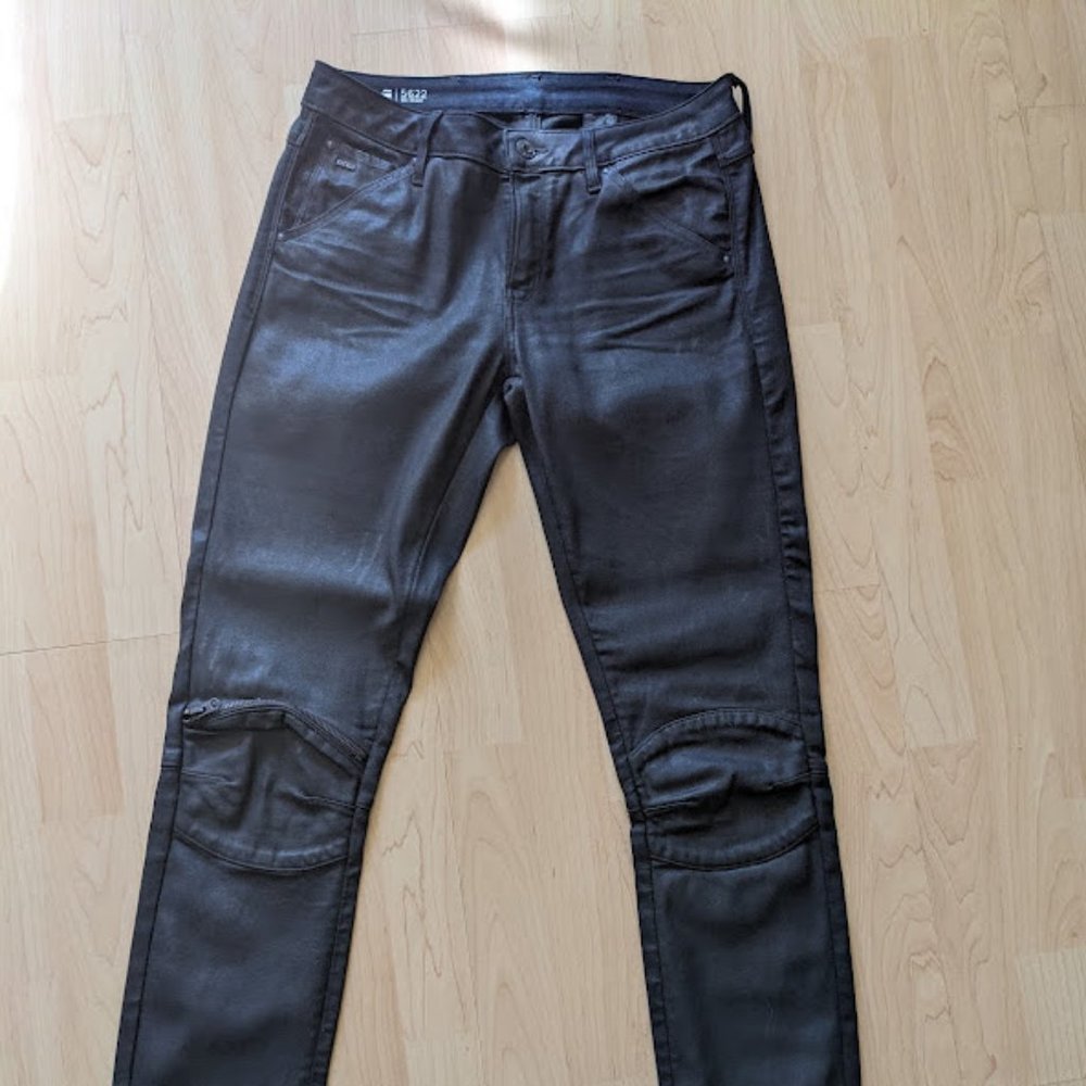 5622 Knee Zip Mid Skinny Jeans TALL 29x34